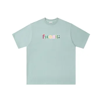 FOASIS Regular T Shirt Unisex Cream Green