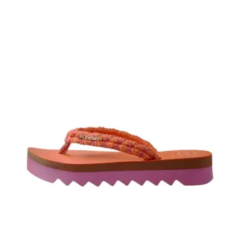 Havaianas Rubber Sole Abrasion Resistant Flip Flops Women's Orange