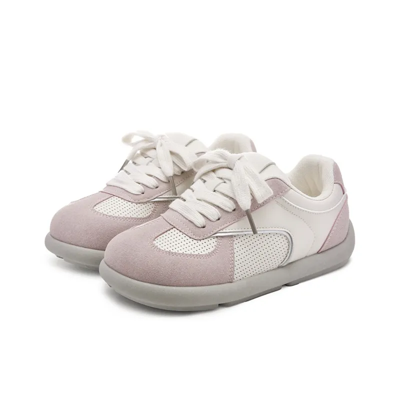 Ordifen Low Top Skateboard Shoes Women's Pink Purple-1