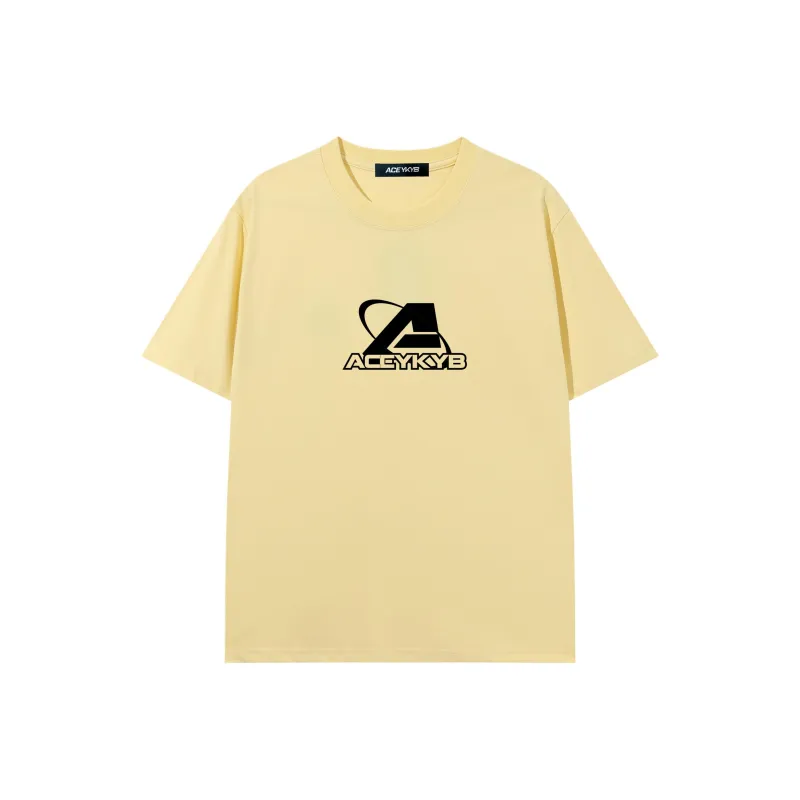 YK&YB T Shirts Unisex Light Yellow-0