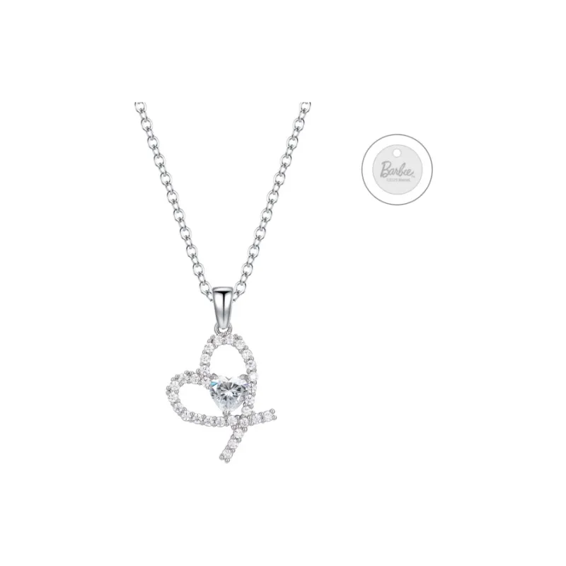Barbie Titanium Steel Necklaces Women's Silver-1