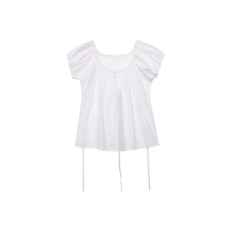 CHARM PICK Shirts Women's White-0