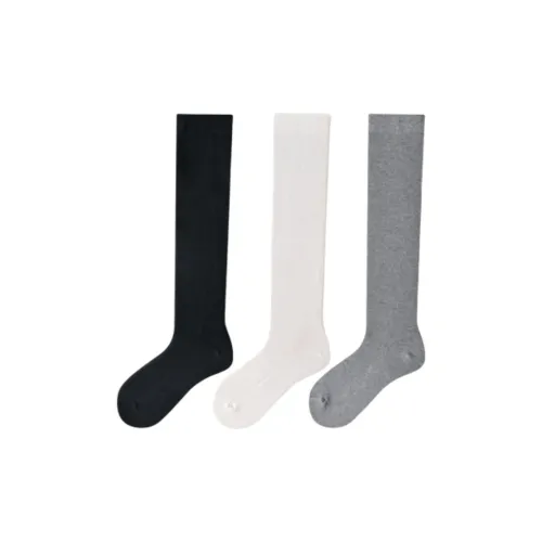 MIANWUQI Knee High Socks Women's 3 Pack