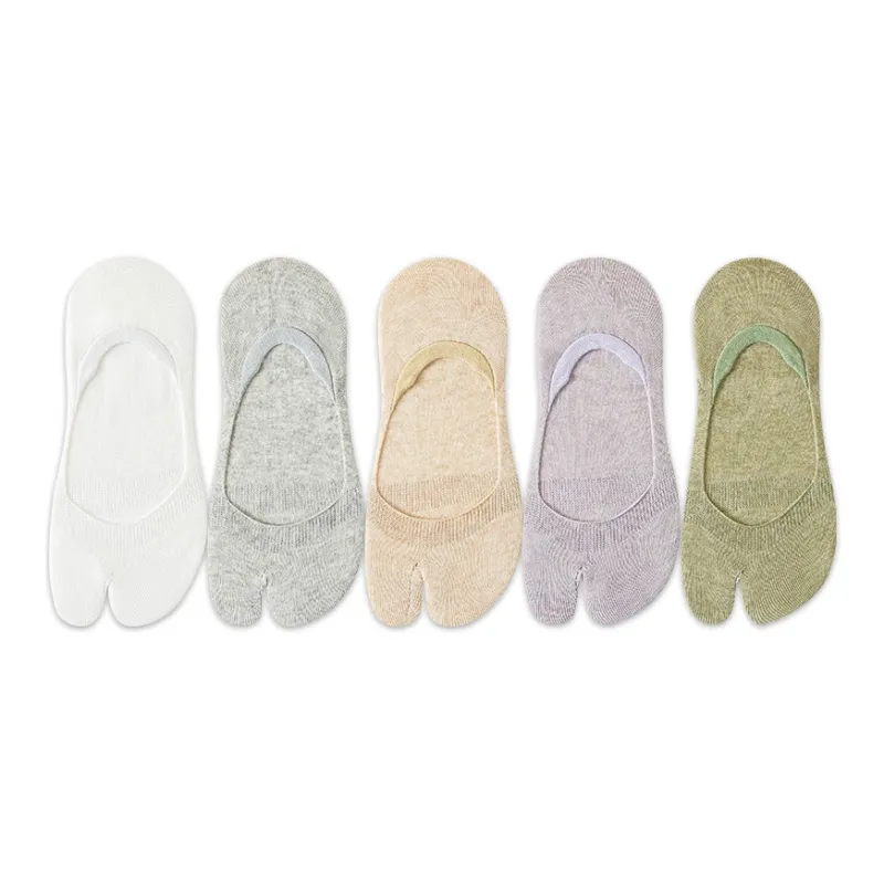 AUGUST No Show Socks Women's 5 Pack-0