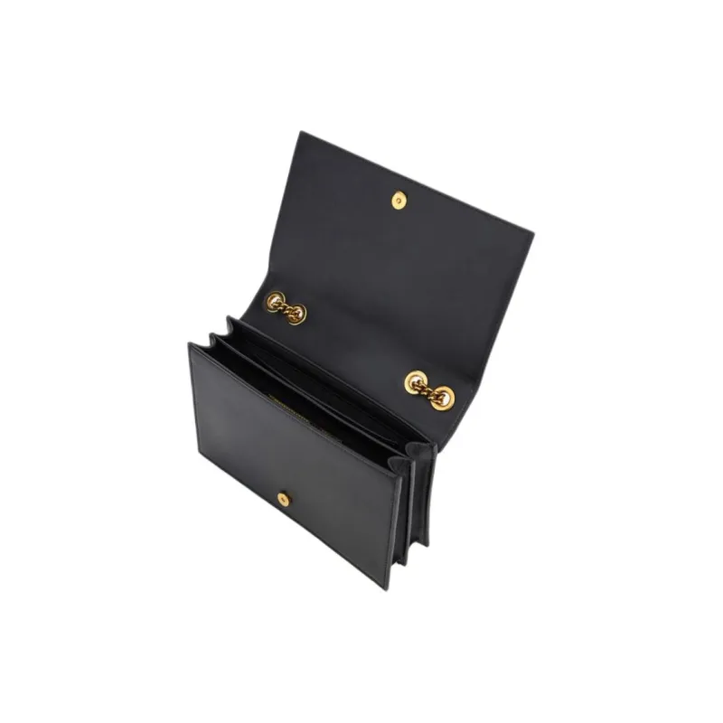 Roberto Cavalli Leather Shoulder Bag Women's Black-2