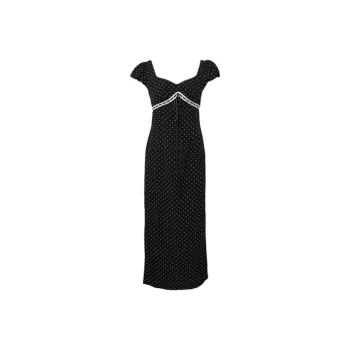 GUOZHEN Short Sleeved Dress Women's