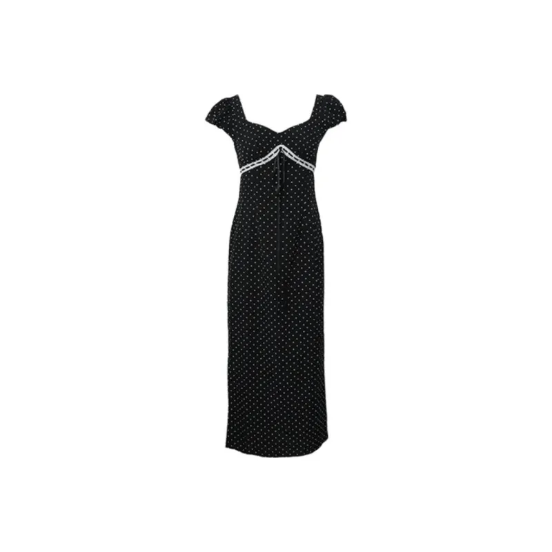GUOZHEN Short Sleeved Dress Women's-0
