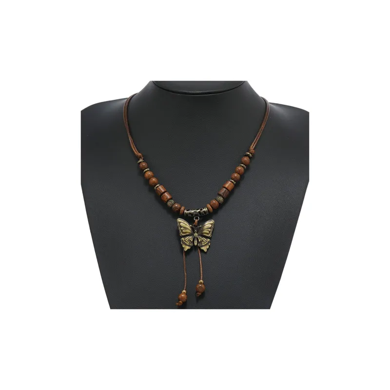 CHRROTA Wax Cord Necklaces Unisex-4