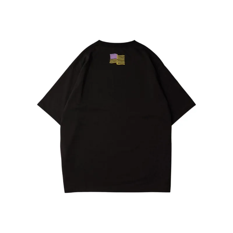 Manastash T Shirts Unisex Black-1