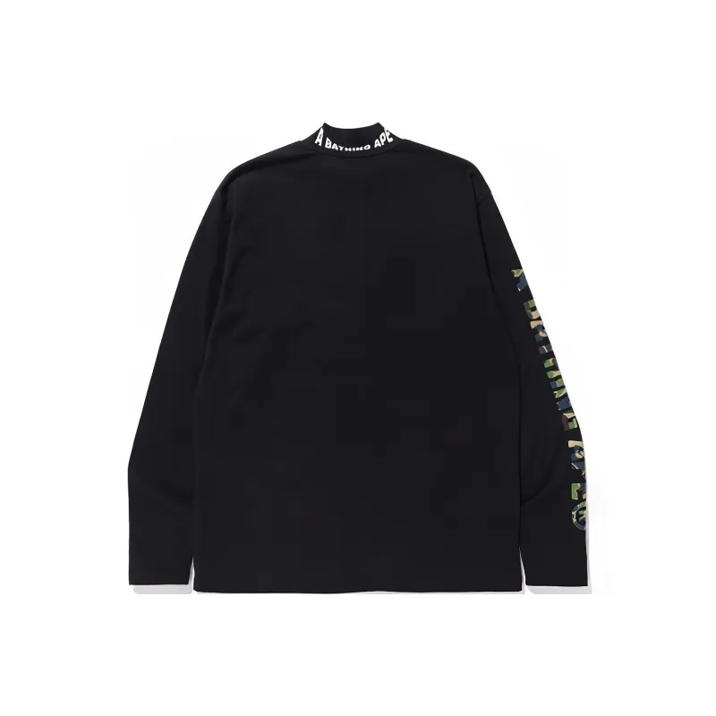 Bape X F1 Mock Neck Long Sleeve Tee-1
