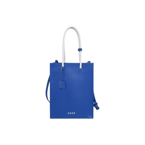 ADER ERROR Cow Leather Shoulder Bag, Crossbody Bag, Handbag Women's Blue & White