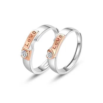 CARLHEIM S925 Silver Couple Rings Ring Unisex