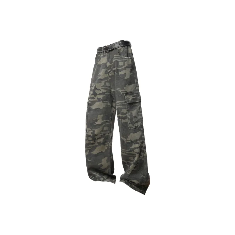 ATLETICO DE MADRID 1903 Jeans Unisex Green Camouflage-0