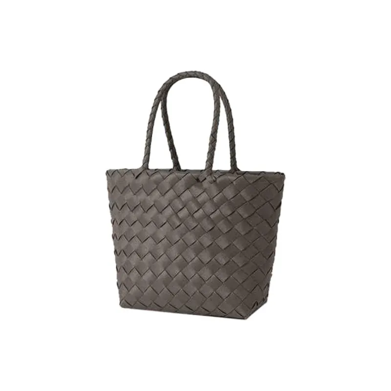 MUJI Polyethylene Handbag Women's Gray/Black/Pink-0