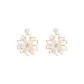 Elegant White Silver Needle 1 Pair