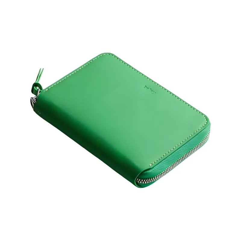 BELLROY Leather Wallet Unisex Ink Black/Mustard Yellow/Neon Green-6