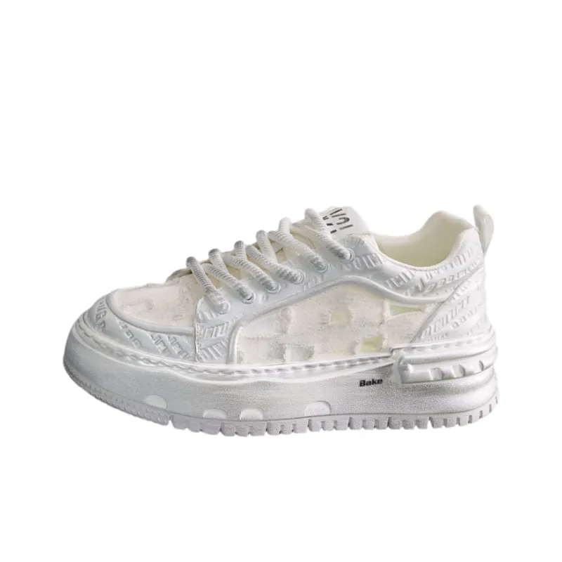 BAKE Anti Slip Wear Resistant Low Top Skateboard Shoes Men's-10