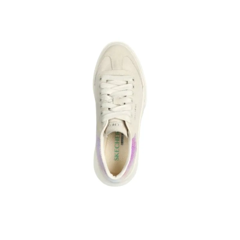 Skechers Cordova Classic Low Top Skateboard Shoes Women's Ecru-4