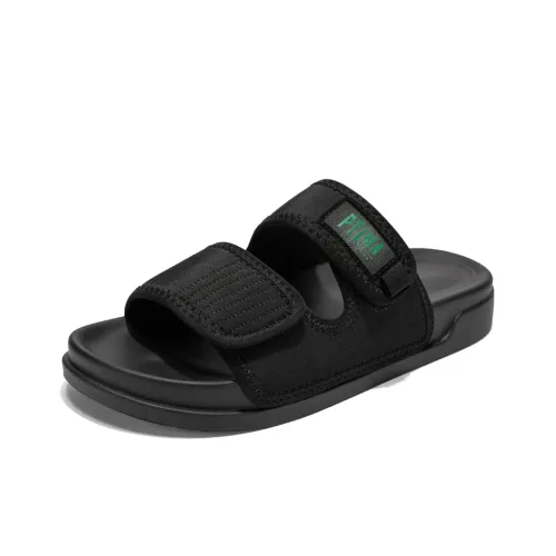 MIIOW Slide Slippers Men Black/Beige