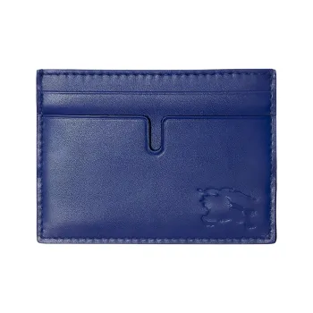 Burberry Calfskin Card Holder Men's Blue