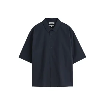 COS Shirts Men Navy Blue