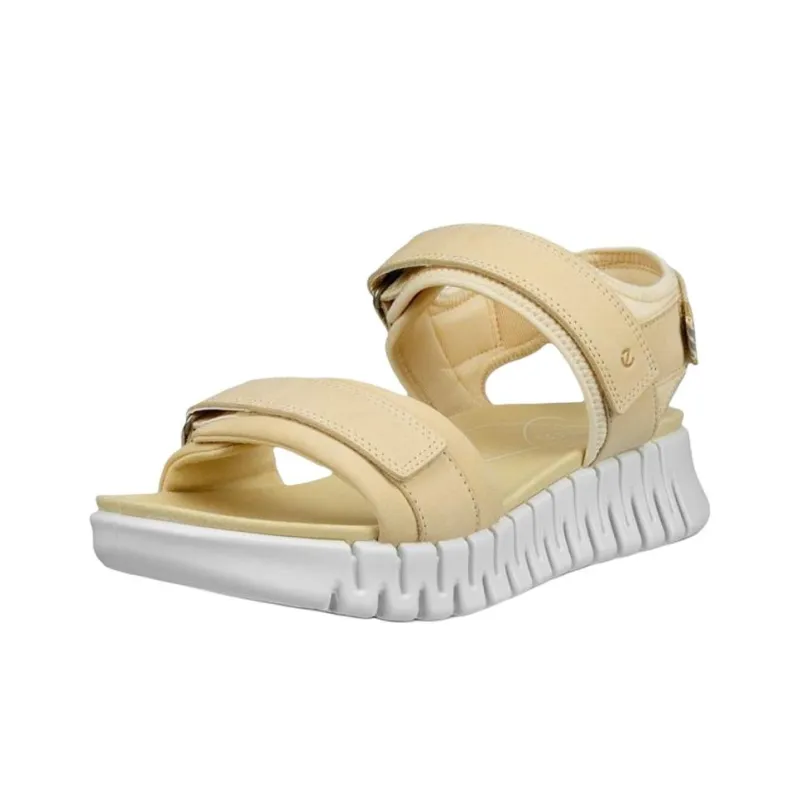 Ecco Gruuv Sol Beach Sandals Women's Yellow-1