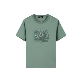 ANDREW MACKENZIE T Shirts Men Green