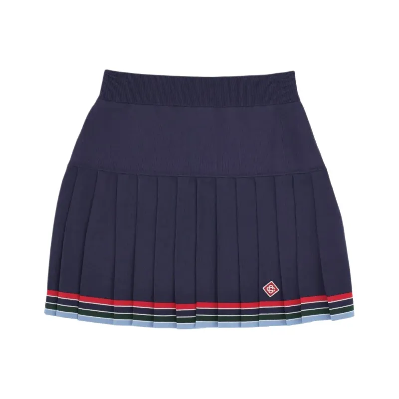 CASABLANCA Pleated Mini Skirt-0