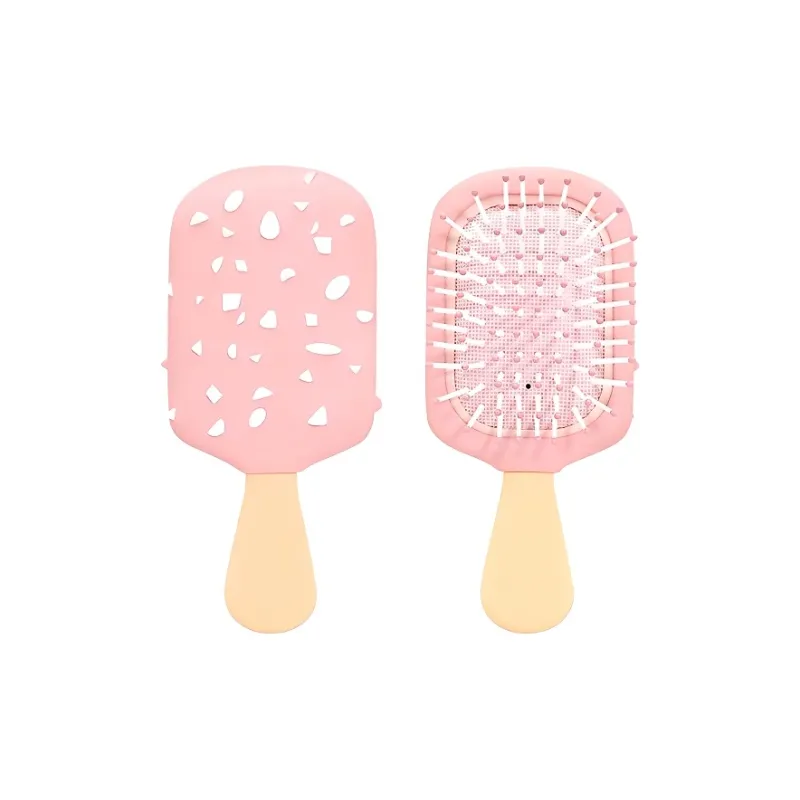 Gentle Welcome Hair Comb, Chocolates Crispy Ice Cream Airbag Comb Small Comb Mini Air Cushion Comb Hair Combing-14
