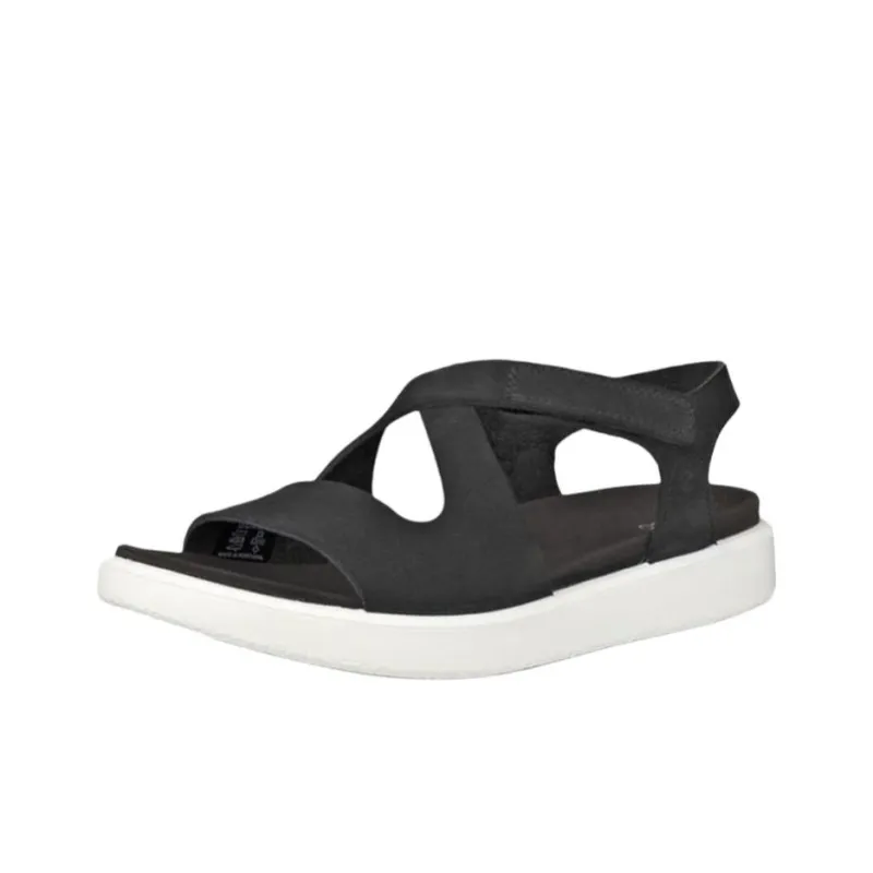 Ecco Flowt One Strap Sandals Women's Black-1