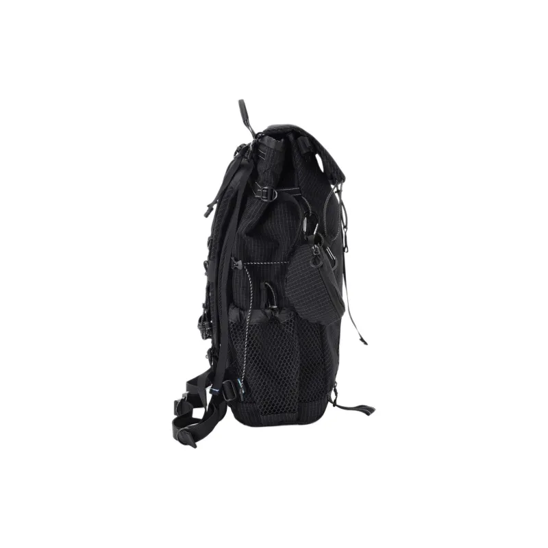 And Wander Polyester Backpack Unisex Black-2