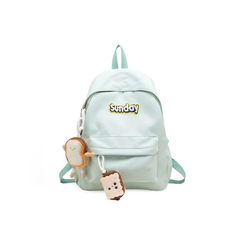 SURELAPTOP Nylon Backpack Regular Women's Multicolor-8