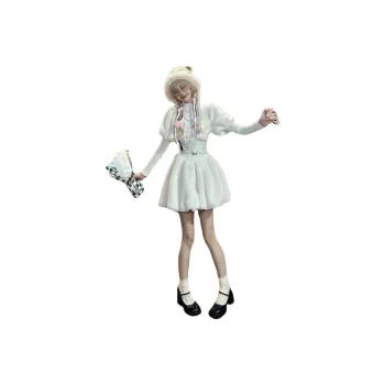 MDEHT Lolita Dresses Women's White