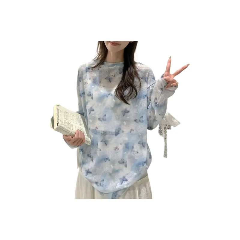 ABBY GODDESS T Shirts Women's Blue-0