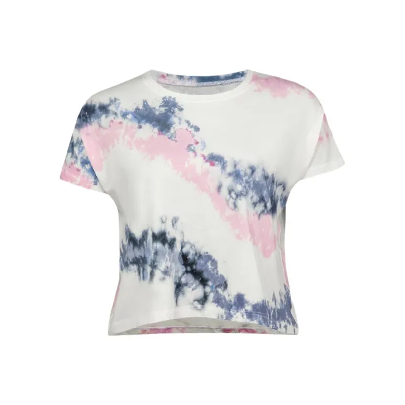 Lululemon T Shirts Women's Divergent Dye Pink Mix Color-0