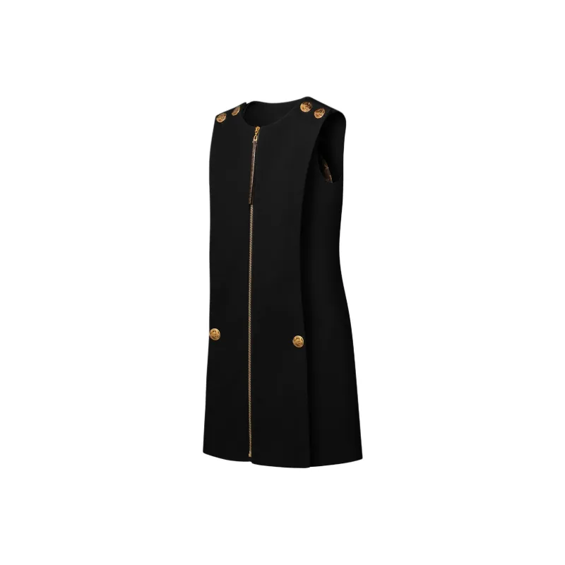 LOUIS VUITTON SS25 Sleeveless Dress Women's Black-2