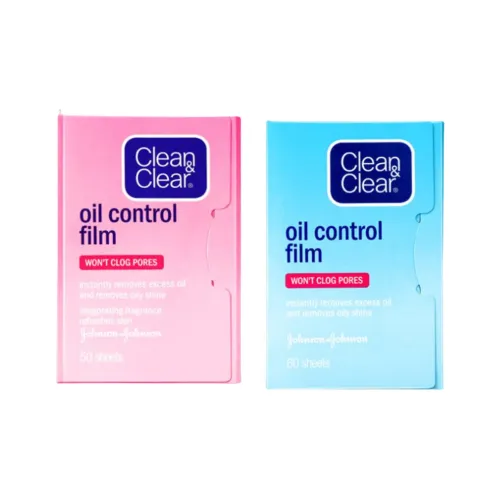 Clean&Clear Oil Cleansing Setting Gentle Oil Absorbent Paper Portable And Lightweight 60 Pcs+50 Pieces