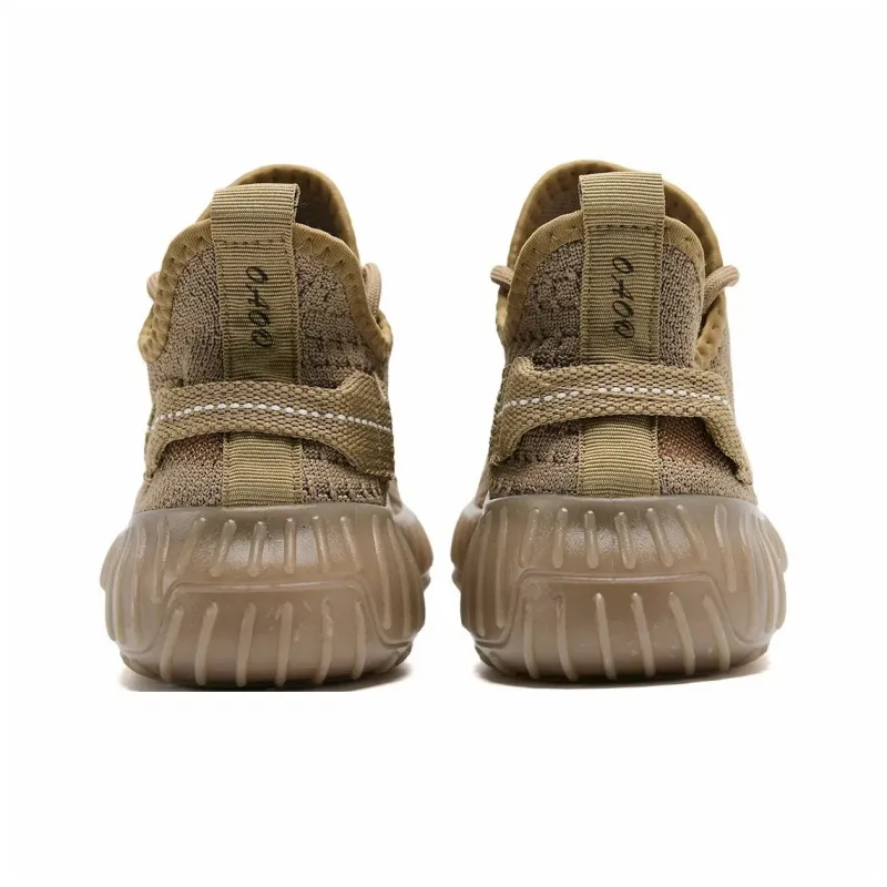 OAOQ Cushioning Height Increasing Abrasion Resistant Lightweight Slip Resistant Low Top Casual Shoes Unisex-45