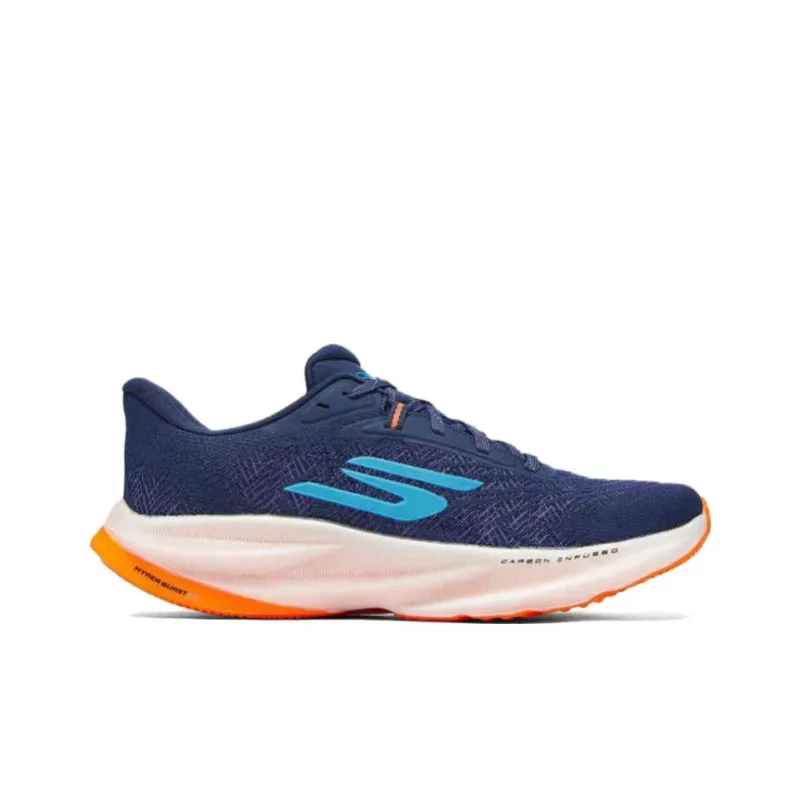 Skechers MEN'S GO Cushioning, Wear Resistant Low Top Running Shoes Men's Blue-1