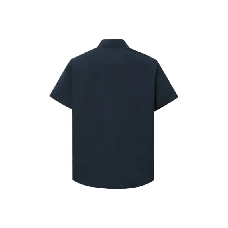 ARTSDON Shirts Men Navy Blue Pattern-1