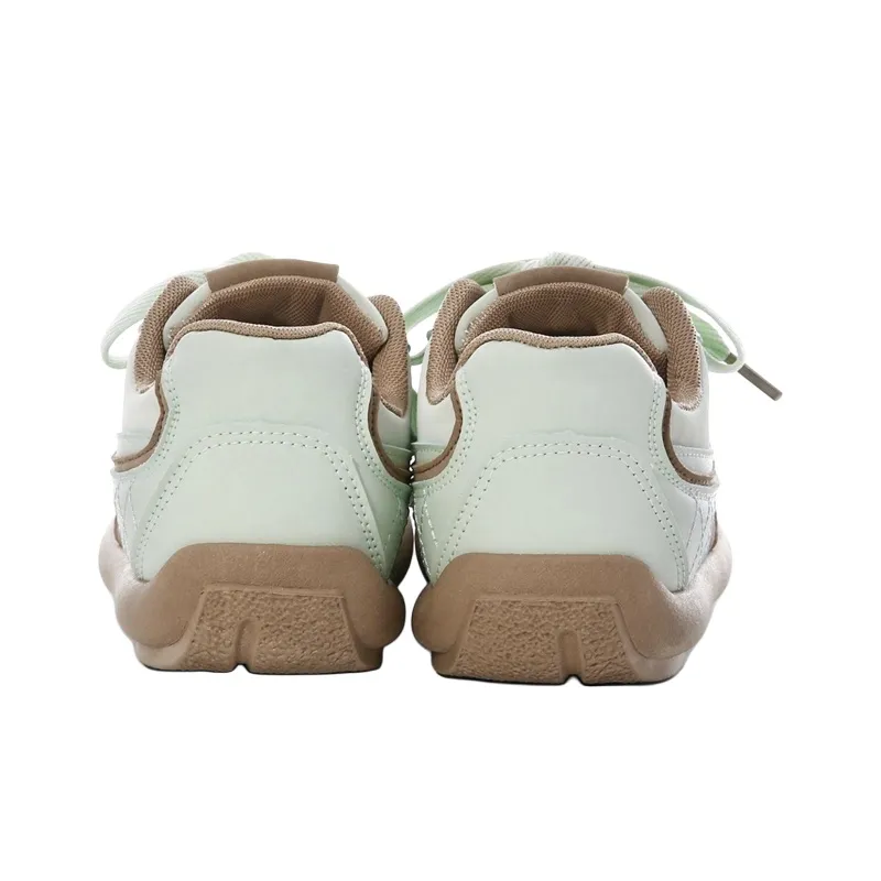 Ordifen Low Top Skateboard Shoes Women's Mint Chocolate-3