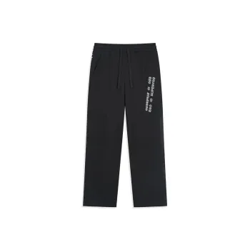 XTEP Knitted Sweatpants Unisex Jet Black