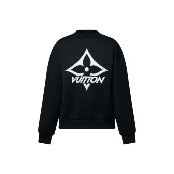LOUIS VUITTON SKI Skiing Series FW24 Sweatshirt Women's Black