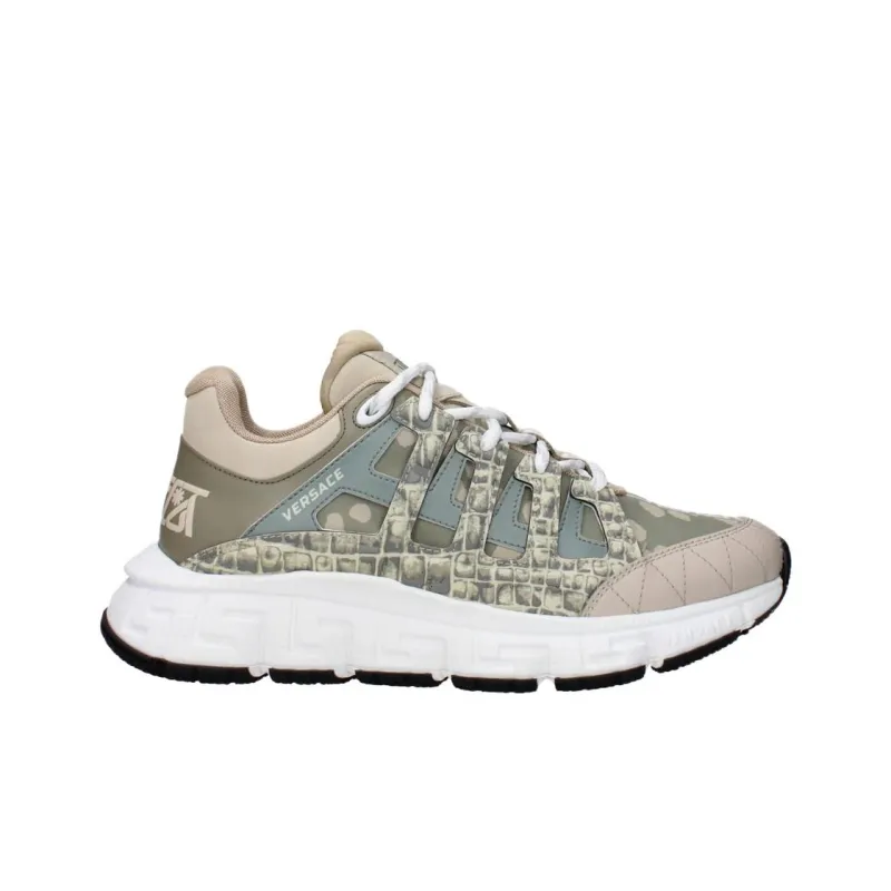 VERSACE Low Top Casual Shoes Men's Beige-1