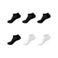 6 Pack[No-Show Socks 4 Black+No-Show Socks 2 White]