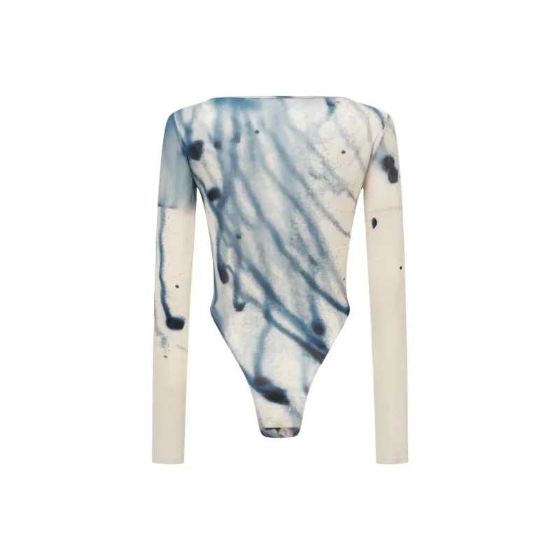 Oude Waag Bodysuits Women's Blue White-1