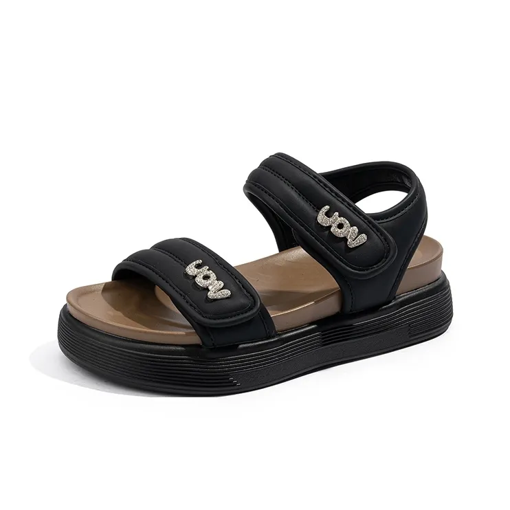 BABAYA KIDS Slide Strap Slippers Women's Black-1