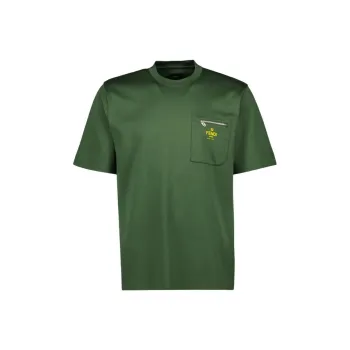 FENDI T Shirts Men Green