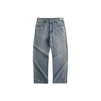 FCB ARCELONA Jeans Unisex Light Blue