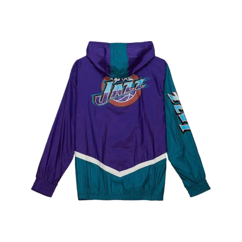 Mitchell & Ness Undeniable Trench Coat Men's Purple-1